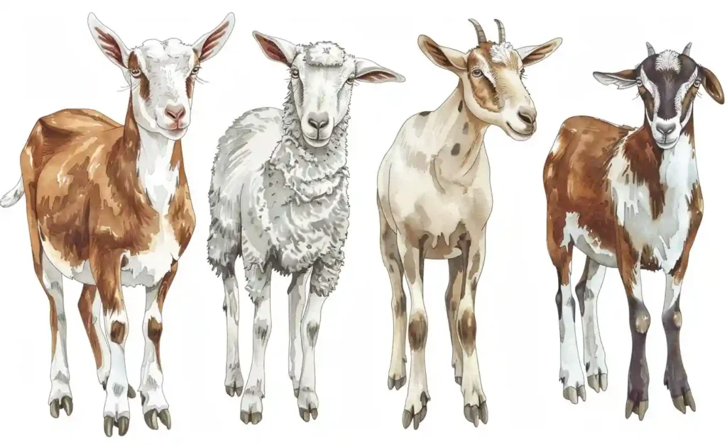 Goat and Sheep Breeds for Milk, Meat, and Fiber Production