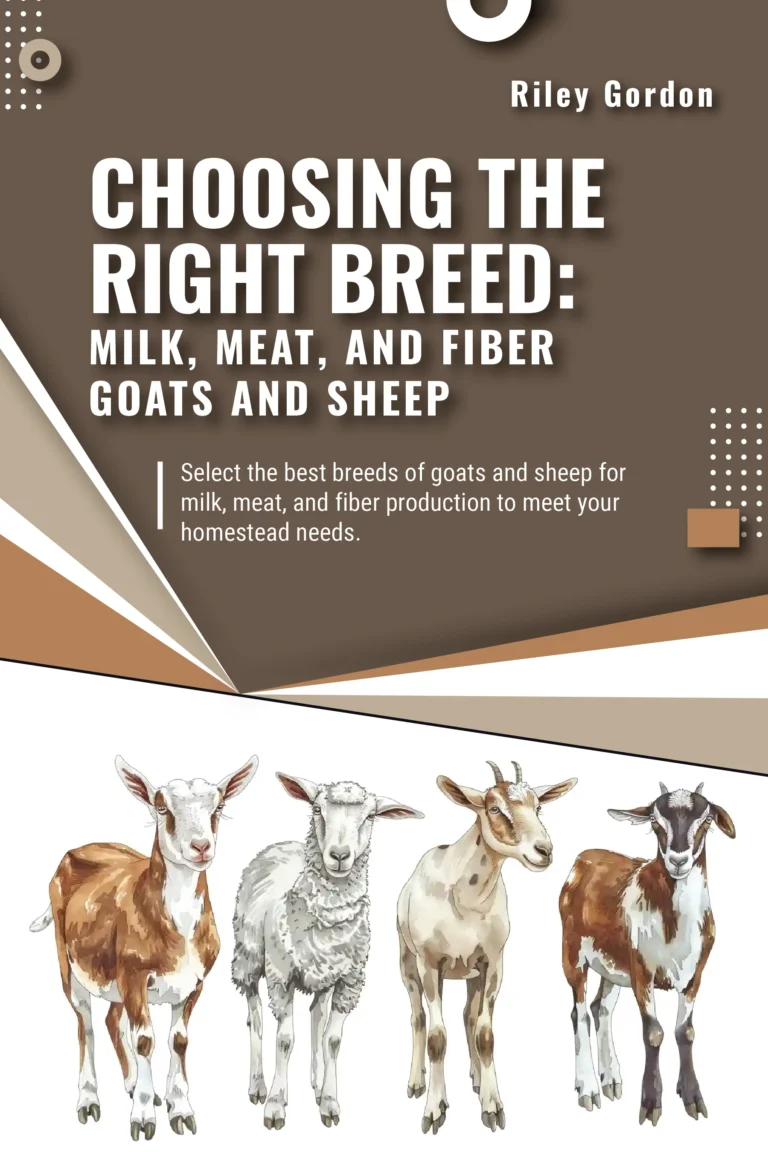 Goat and Sheep Breeds for Milk and Fiber.